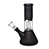 Newzenx Glass Ice Bong Single Perc 8 Inch | Storage Crusher, Pouch