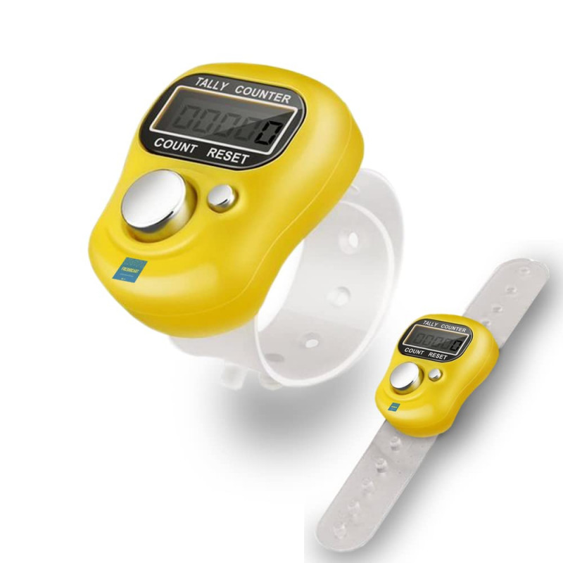 Mantra/Jaap Tally Counter | 5-Digit Finger Ring Counting Machine