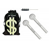 Newzenx Transparent Glass Oil Burner Pipe | Pouch & Pipe Cleaner