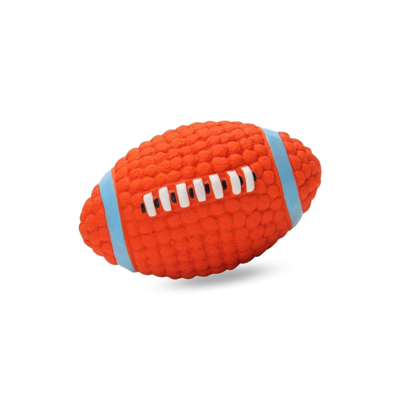 Squeaky Chew Toy for Dogs | Teeth Rugby | Soft Chewing, Bouncing Toys