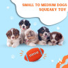 Squeaky Chew Toy for Dogs | Teeth Rugby | Soft Chewing, Bouncing Toys