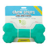 Green Bone Dog Toy | Gentle on Teeth & Gums | 100% Rubber