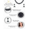 Silver Oxidised Kohlapuri Choker Necklace Set | Traditional Jewellery for Women