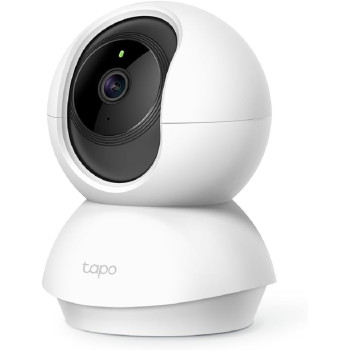 TP-Link Tapo C200 Pan/Tilt 1080P Security CCTV Camera | Motion Detection, 2-Way Audio, Night Vision, Cloud & SD Card Storage, Works with Google & Alexa