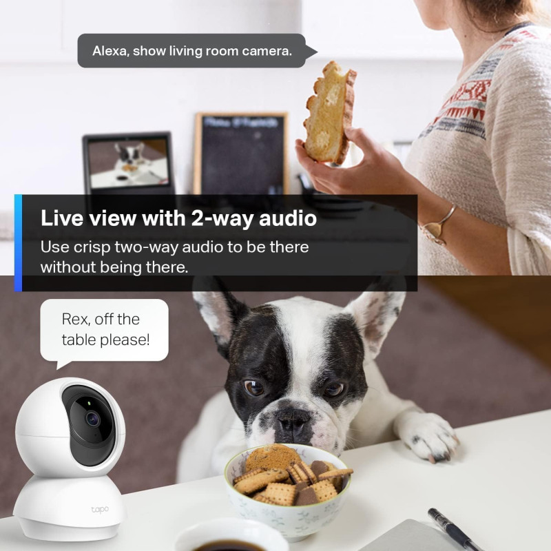 TP-Link C200 CCTV Camera | Tapo 1080P Security Motion Alert | Google & Alexa