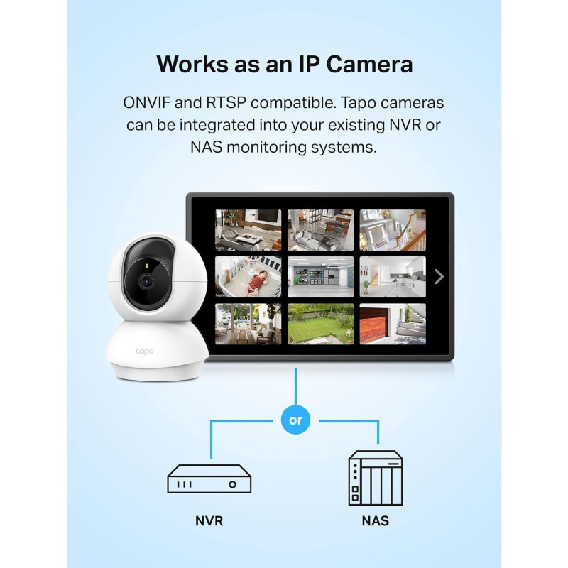 TP-Link C200 CCTV Camera | Tapo 1080P Security Motion Alert | Google & Alexa