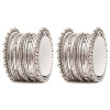 Set of 40 Bangles Set for Women | Oxidised Silver Plated Jewellery | Latest Traditional Bangle
