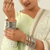 Set of 40 Bangles Set for Women | Oxidised Silver Plated Jewellery | Latest Traditional Bangle
