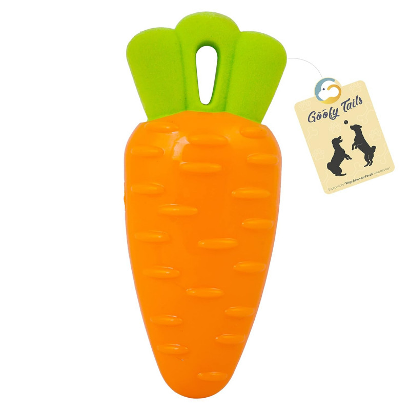 Veggie Series Carrot Squeaky Chew Toys for Dogs | Squeaky Toys