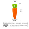Veggie Series Carrot Squeaky Chew Toys for Dogs | Squeaky Toys