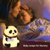 Multicolor LED Panda Night Light Lamp | Soft Silicone | 7 Color Change Lamp for Boys
