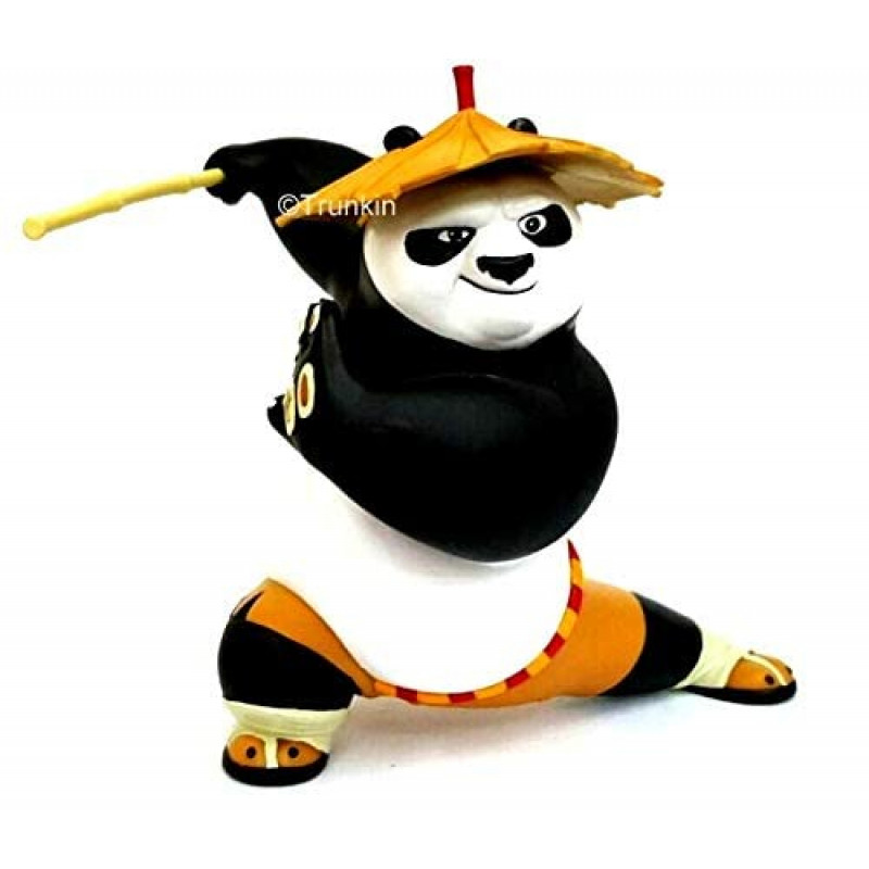 Kung Fu Panda Action Figure | Cartoon Character Panda Bear | Multicolor PVC Figurine