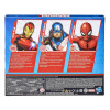 Marvel Action Figure Toy | Iron Man, Spider-Man, Captain America Pack of 3, 6 Inch