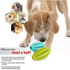 Rubber Dog Teething Toy - Rugby Ball for Labrador, Golden Retriever