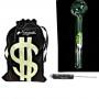 Newzenx Hulk Logo Oil Crystal Pipe 7" | 19mm/18cm/3mm | Pouch & Pipe Cleaner