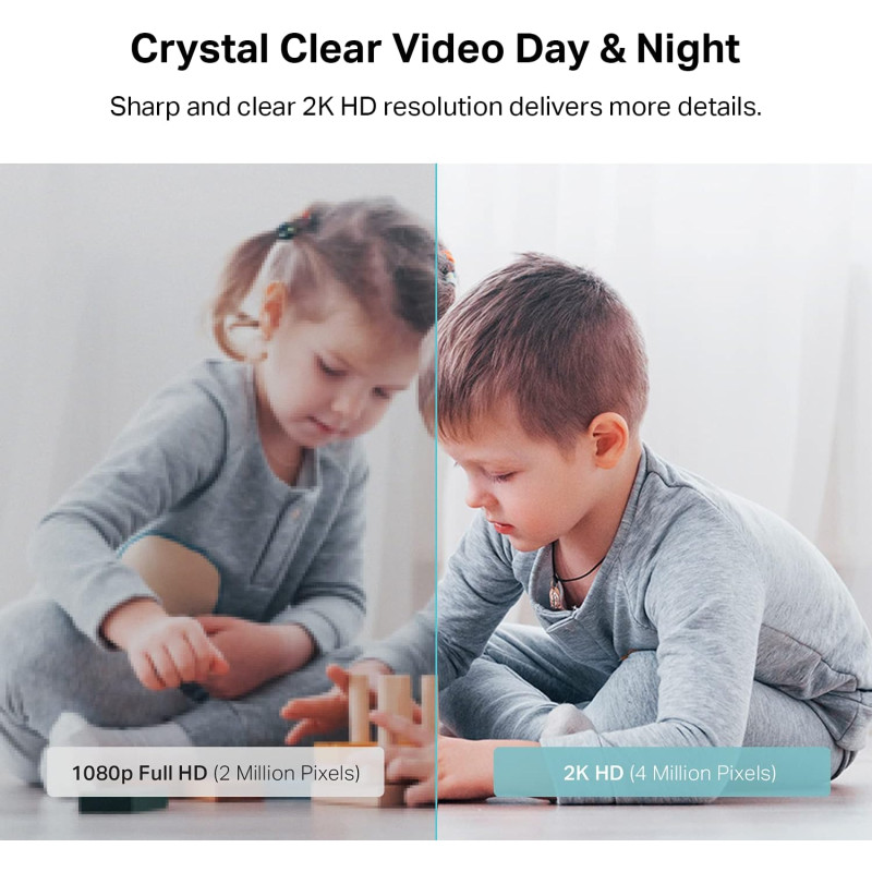 TP-Link 2K+ KC410S CCTV Camera | 2-Way Audio | Night Vision