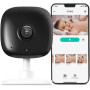 TP-Link Kasa KC400 2K+ Indoor Wired Security Camera | Person/Motion/Baby Cry Detection Motion Alert | 2-Way Audio | HD Night Vision | SD Card Storage