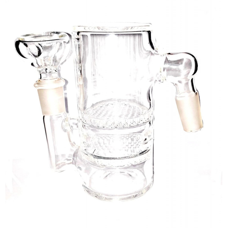 Newzenx Ash Catcher Double Honeycomb for Bong 4.5 Inch | 50mm/11cm