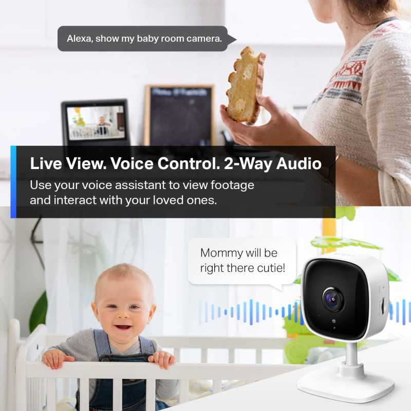 TP-Link C110 Security CCTV Cameras | Indoor Surveillance Cam with Alexa