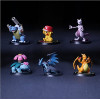 Pokemon Action Figure | Limited Edition Toy for Car Dashboard, Study Table (9cm, Pack of 6)