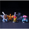 Pokemon Action Figure | Limited Edition Toy for Car Dashboard, Study Table (9cm, Pack of 6)