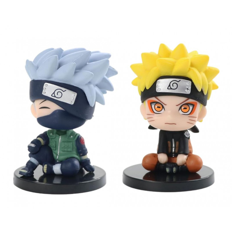 Anime Action Figure Height 6.5 Cm | Assembly Required | PVC Plastic Pack of 2