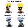 Anime Action Figure Height 6.5 Cm | Assembly Required | PVC Plastic Pack of 2