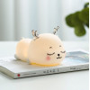 Silicone Deer Night Light Lamp for Kids, Birthday Gift | Rechargeable Lamps with Charging Plug