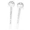 Newzenx Oil Crystal Honey Glass Pipe 4 Pcs Combo | 2 x 7mm/6" x 2 x 4"