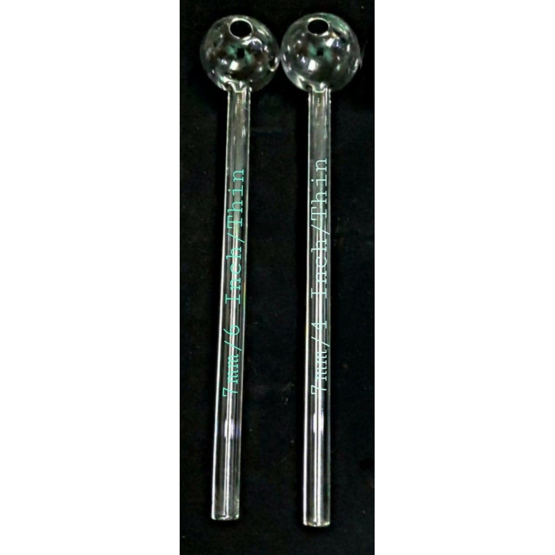 Newzenx Oil Crystal Honey Pipe 6 Inch | 7mm/6 Inch/2 Pcs Combo