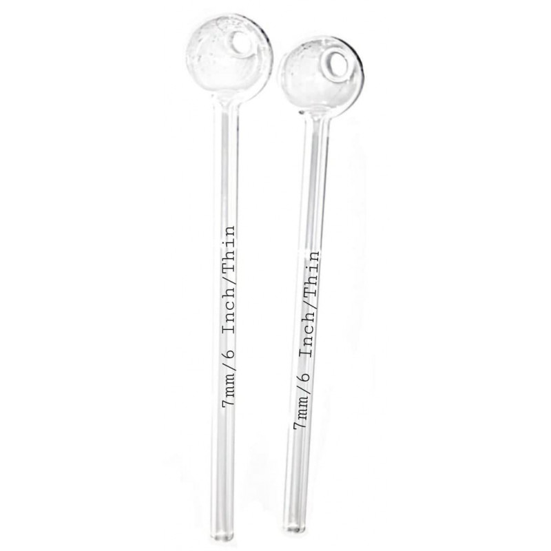 Newzenx Oil Crystal Honey Pipe 6 Inch | 7mm/6 Inch/2 Pcs Combo