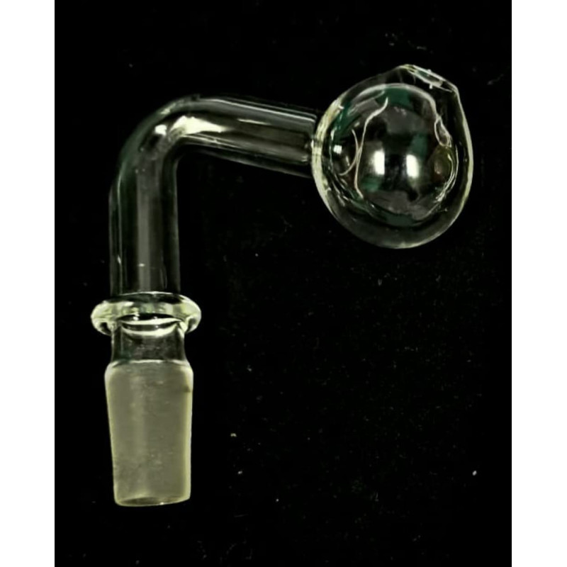 Newzenx Glass Oil Burner Honey Pipe | 12mm/3 Inch Male Connector