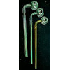Newzenx Oil Meth Crystal Pipe Combo | 7 Inch/8mm/3 Pcs | 3 Different