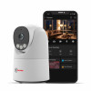 Trueview 3MP WiFi CCTV Camera | Robot Security 360° Pan Tilt Cam | Night Vision | 2-Way Audio | Alexa | Support 256GB Card | STQC Certified for Privacy