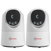 Trueview 3MP WiFi CCTV Camera | Robot Security 360° Pan Tilt Cam | Night Vision | 2-Way Audio | Alexa | Support 256GB Card | STQC Certified for Privacy