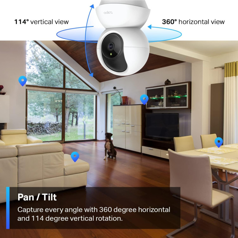 TP-Link Tapo C210 2K Security Camera | Pan Tilt | 2-Way Audio