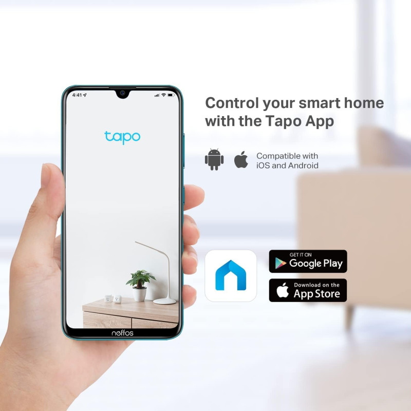 TP-Link C110P2 2K Indoor Tapo CCTV Camera | Motion Alert Security Cam