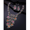 Latest Stylish Traditional Oxidised Silver Necklace Jewellery Set for Women