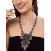 Latest Stylish Traditional Oxidised Silver Necklace Jewellery Set for Women