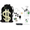 Newzenx Glass Leaf Handy Bong 4 Inch for Meth/Weed/Honey