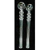 Newzenx Oil Meth Crystal Pipe 6" Triple Rings Combo | 12mm/2 Pcs