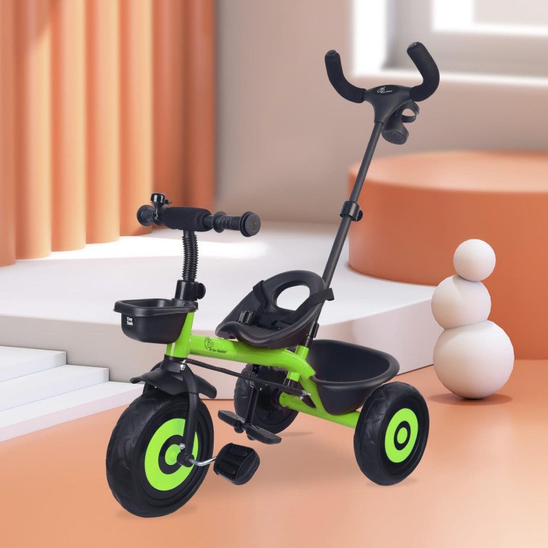 Kids Tricycle | Seat Belt, Basket | Baby Trike