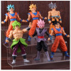 6 Pcs Dragon Ball Z Action Figures | 18 Cm | Anime Goku Toy | Polyvinyl Chloride