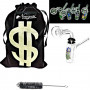 Newzenx Glass Oil Burner Meth/Honey Crystal Bong 3 Inch Included Pouch & Accessories