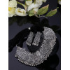 Latest Traditional Oxidised Silver Necklace Jewellery Set for Women & Girls
