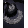 Latest Traditional Oxidised Silver Necklace Jewellery Set for Women & Girls