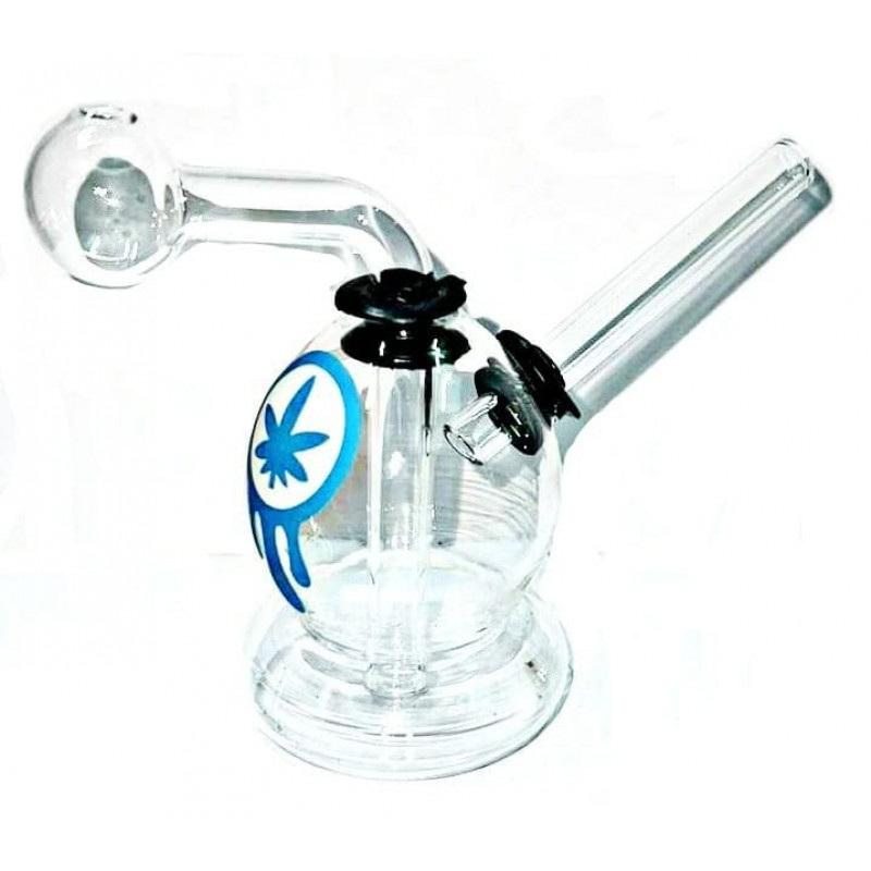 Newzenx Oil Meth Crystal Bong 3.5 Inch | Velvet Pouch & Pipe Cleaner