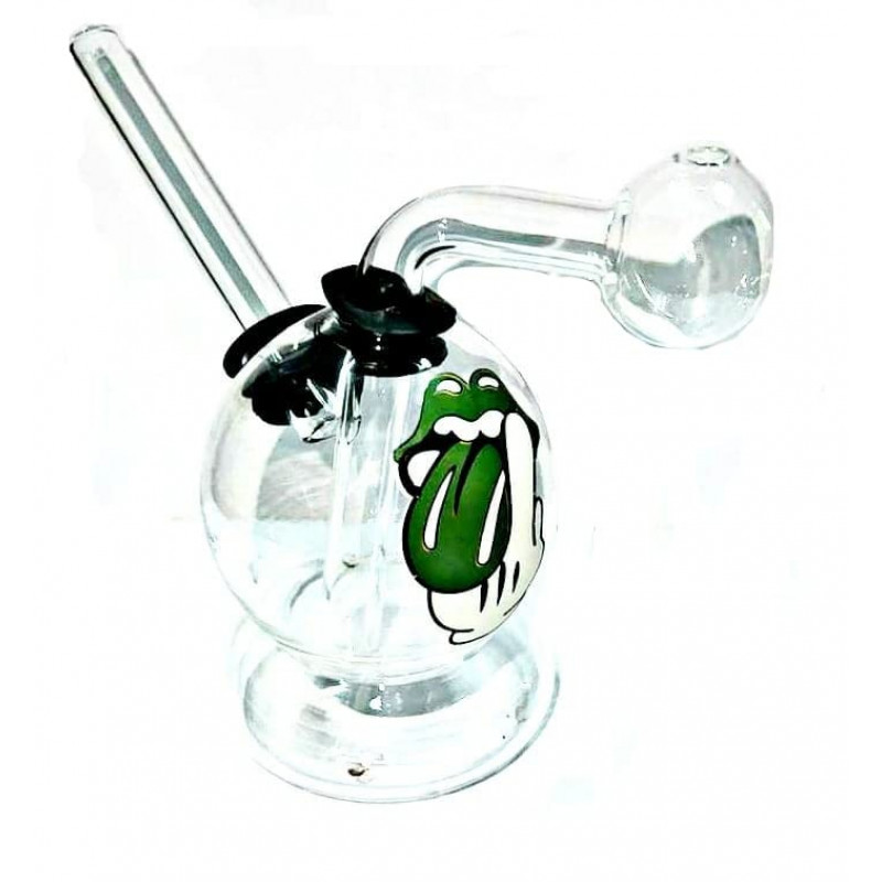 Newzenx Oil Meth Crystal Bong 3.5 Inch | Velvet Pouch & Pipe Cleaner