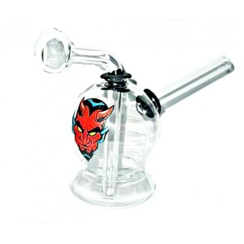 Newzenx Oil Meth Crystal 3.5 Inch Skull/Devil Bong