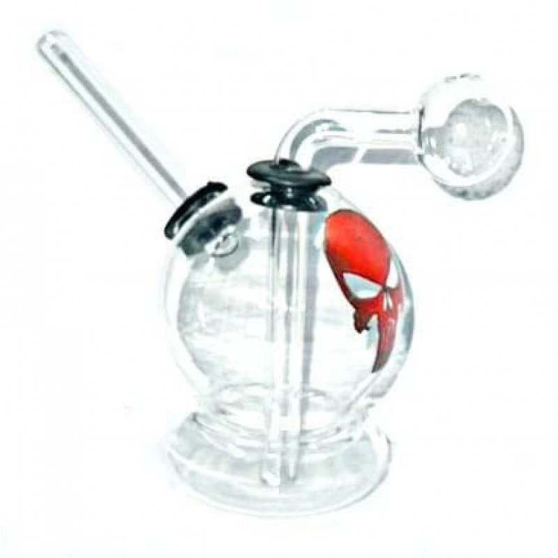 Newzenx Oil Meth Crystal 3.5 Inch Skull/Devil Bong